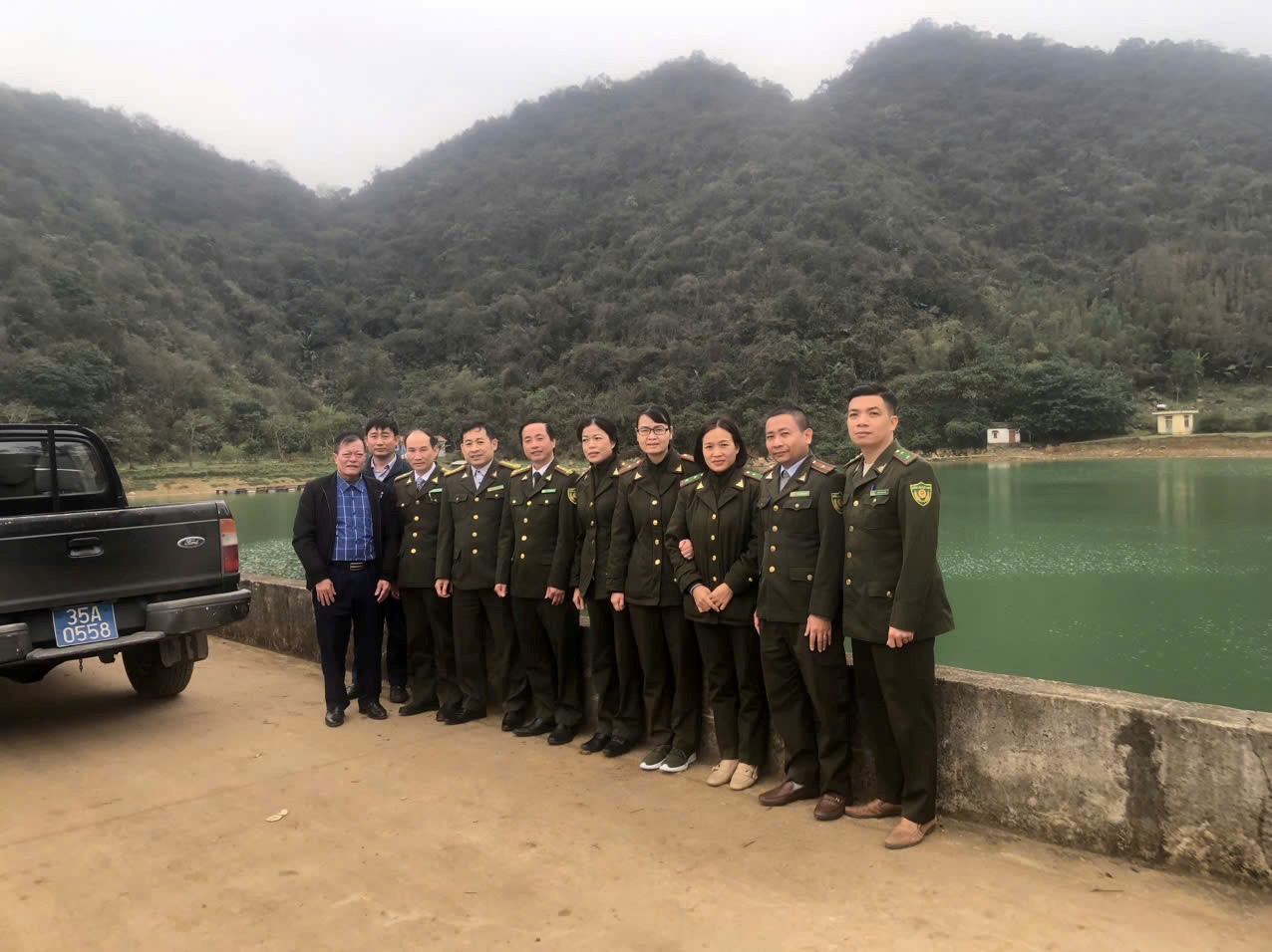 Kiểm tra hiện trường trọng điểm cháy tại tỉnh Ninh Bình